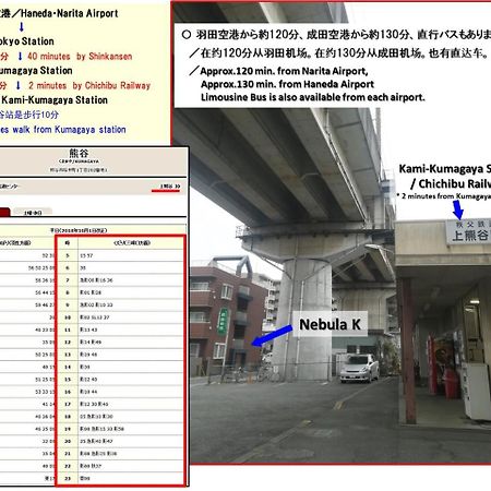 Nebula K Hotel Kumagaya Eksteriør billede